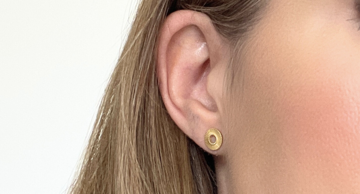The Coco Sunburst Mini Stud Earrings - Image 2